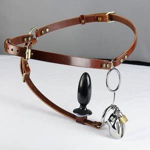 male chastity strapon|Mister B Male Chastity Strap on Harness.